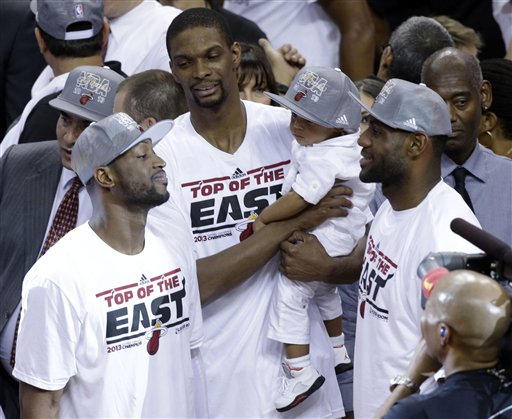 Dwyane Wade and LeBron James return to the NBA finals.