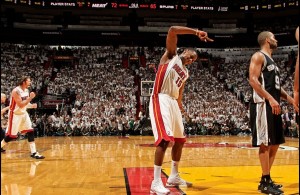 Mario Chalmers of the Miami Heat Game 2 Finals