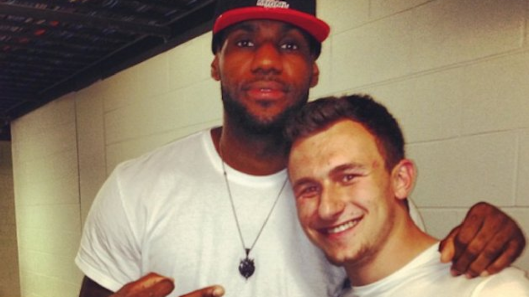 Miami Heat Rumor: LeBron James Spotted in Johnny Manziel Browns Jersey