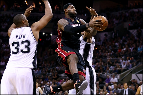 Miami Heat-San Antonio Spurs NBA Finals Game Two Recap: LeBron Torches Spurs