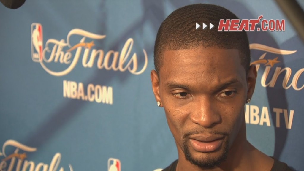 Miami Heat News: Chris Bosh Talks to the Media After Game 4