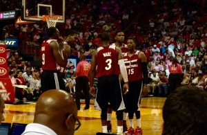 Miami Heat Red, White, and Pink Scrimmage