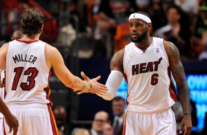 Mike Miller and LeBron James