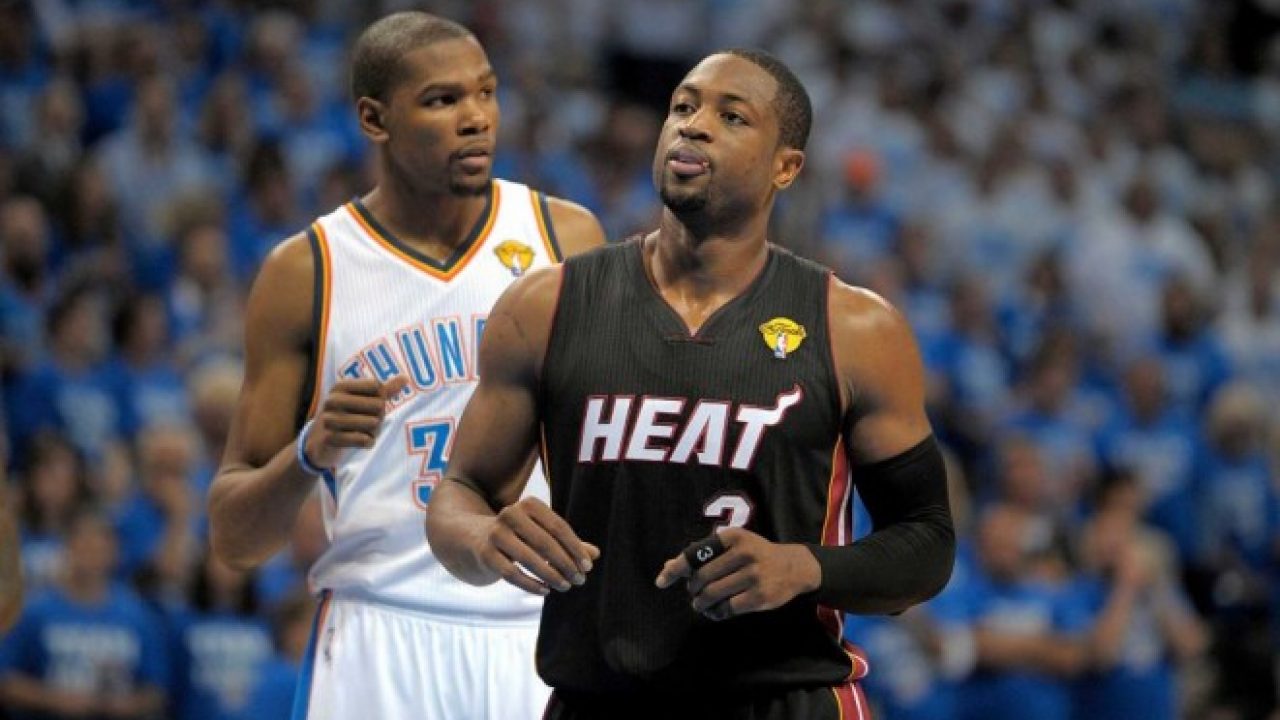 kevin durant in a miami heat jersey