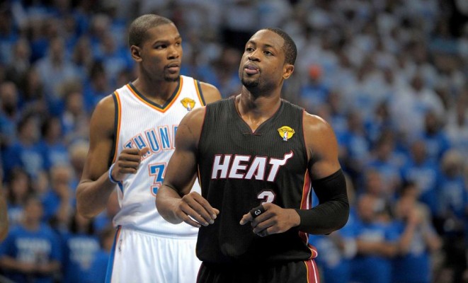 Report: Heat Want Dwyane Wade To Use Opt-In Clause To Go After Kevin Durant In 2016