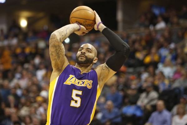 Carlos Boozer of the Los Angeles Lakers