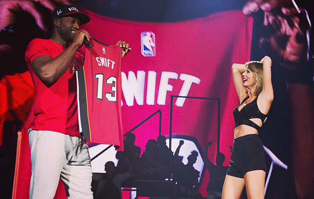 Video: Dwyane Wade Welcomes Taylor Swift to Miami on '1989 Tour'