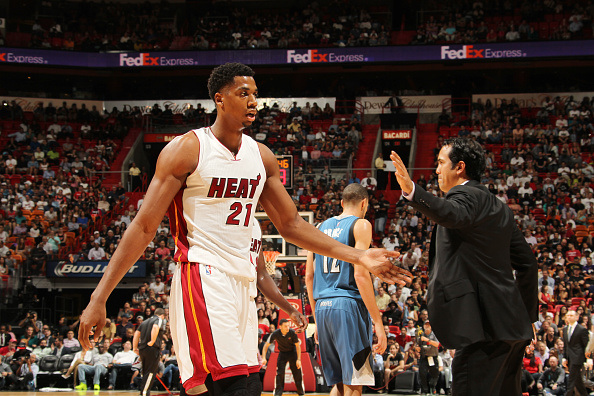 Hassan Whiteside Quickly Becoming One of the Best Centers in the NBA