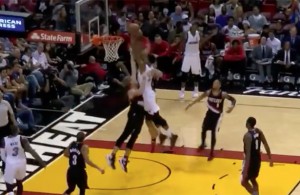 Video: Hassan Whiteside Throws Down Vicious Alley-Oop Dunk on Two Blazers Defenders