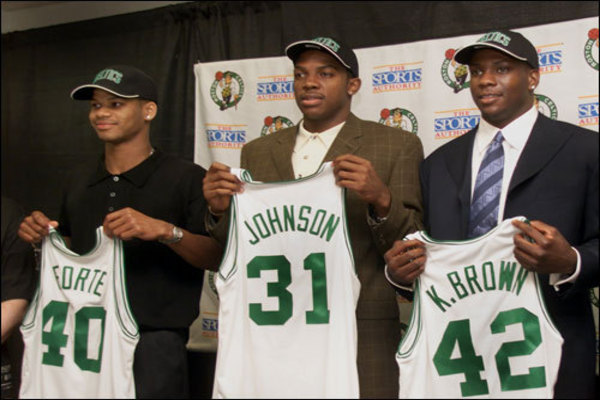 Joe Johnson 2001 NBA Draft Celtics
