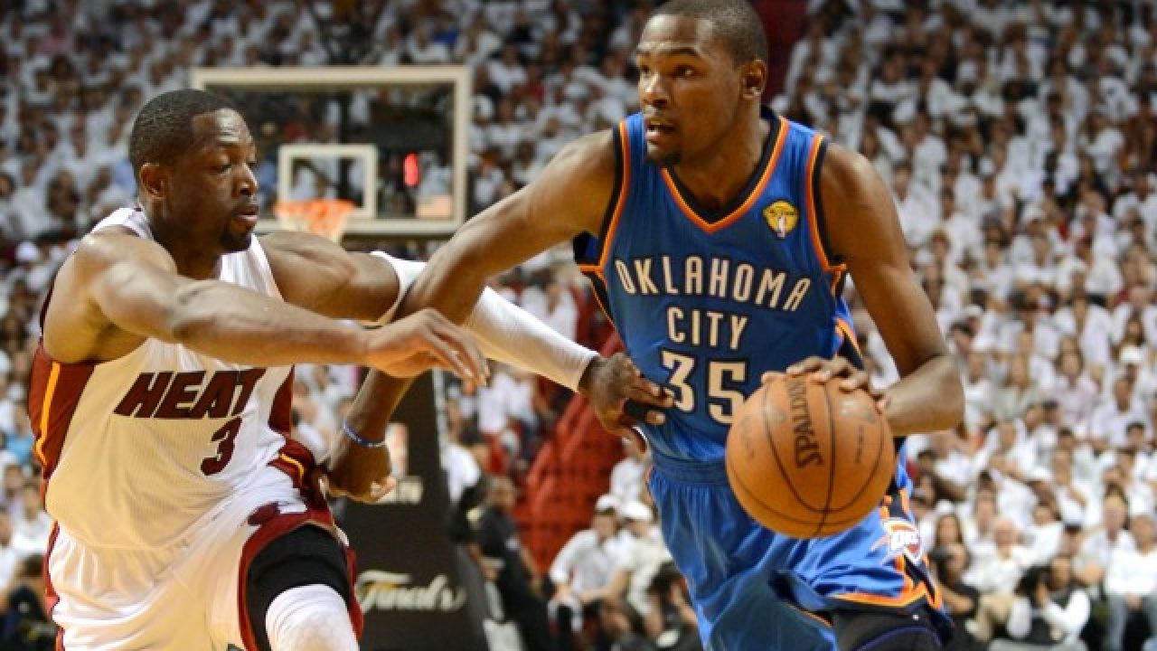 kevin durant in heat jersey