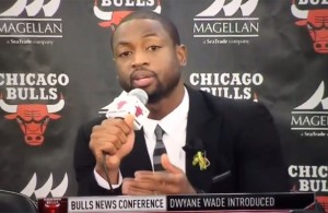 Dwyane Wade Chicago Bulls Press Conference