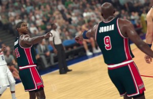 Magic Johnson and Michael Jordan NBA 2K17