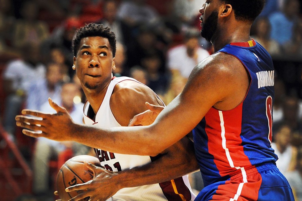 Hassan Whiteside and Andre Drummond