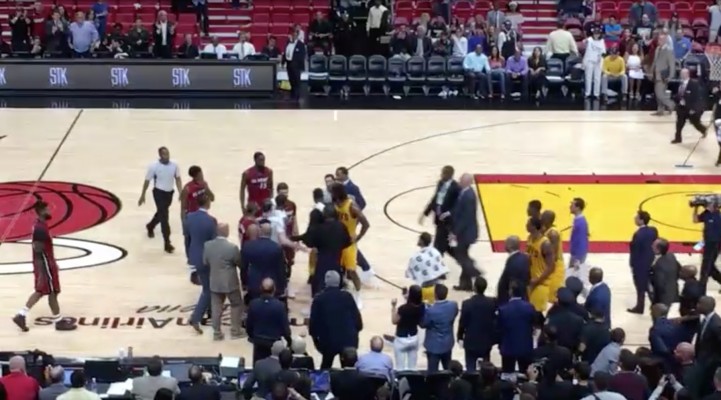 Video: J.R. Smith Goes After Rodney McGruder, Dion Waiters at End of Heat-Cavs Game