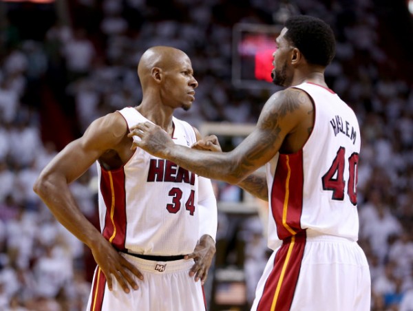 Ray Allen and Udonis Haslem