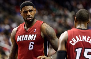 LeBron James and Mario Chalmers