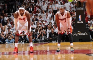 LeBron James and Dwyane Wade Miami Heat