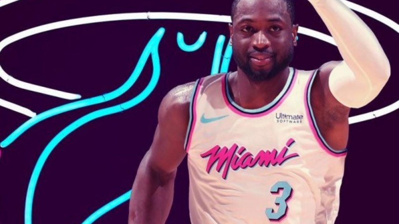 Dwyane Wade Seen in New Miami Heat Vice Nights Jersey - Heat Nation