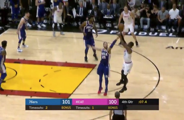 Video: Dwyane Wade Hits Cold-Blooded Game-Winner vs. 76ers