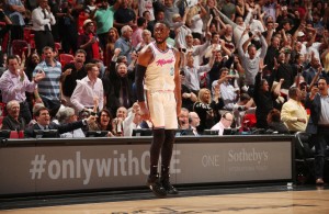 Dwyane Wade Miami Heat Celebration
