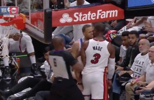 Dwyane Wade And Justin Anderson Get Into Altercation in Game 3