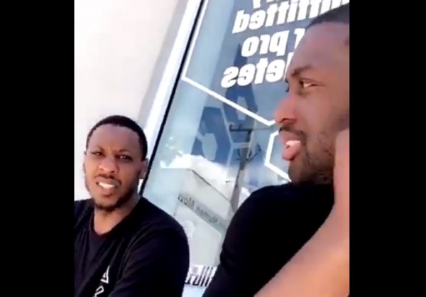 Dwyane Wade and Mario Chalmers Miami Heat