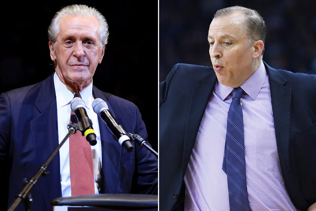 Pat Riley and Tom Thibodeau