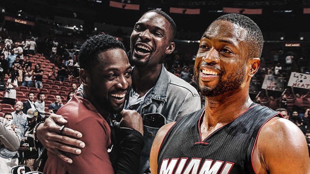 Dwyane Wade and Chris Bosh