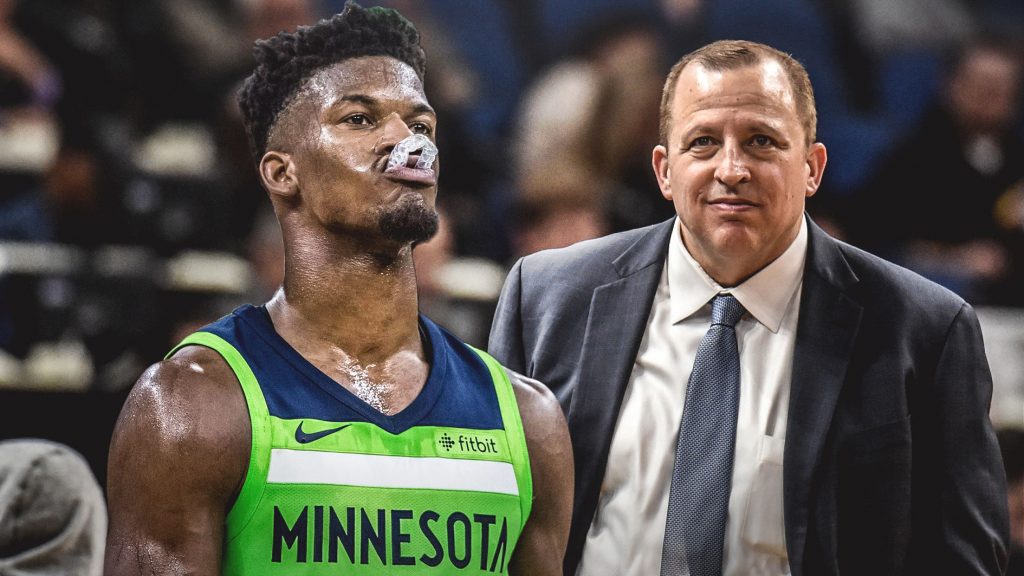Jimmy Butler and Tom Thibodeau