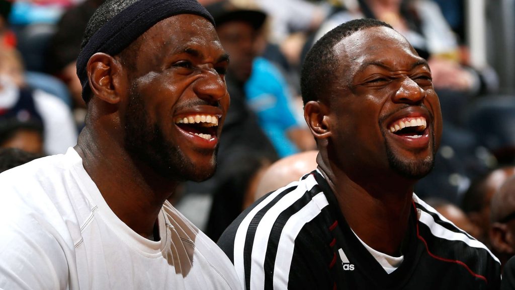 LeBron James and Dwyane Wade