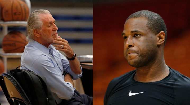 Pat Riley and Dion Waiters