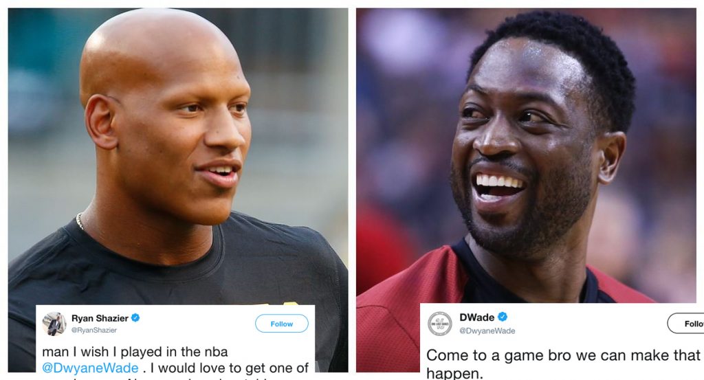 Ryan Shazier and Dwyane Wade