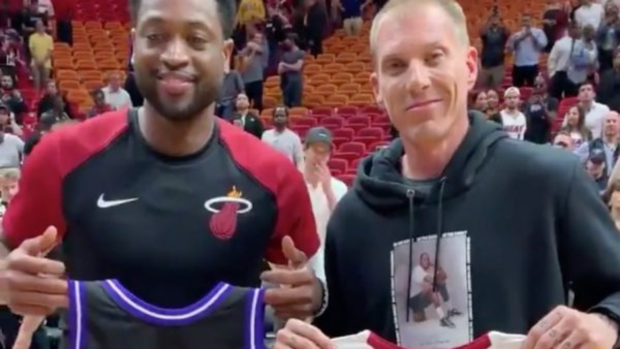 Dwayne Wade Swapped Jerseys With NBA Legends as His Final Season