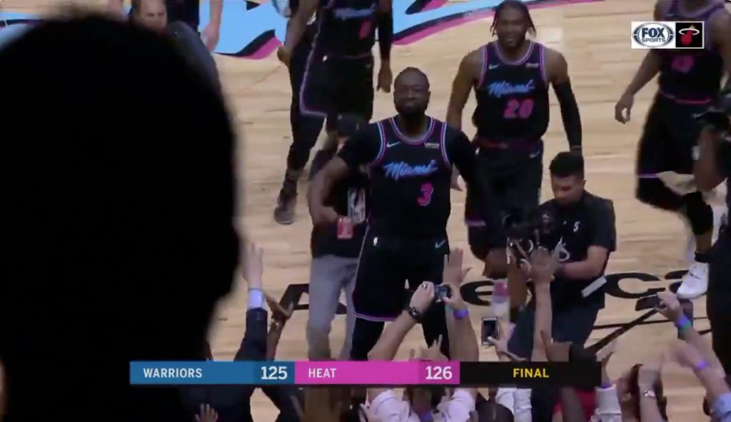 Dwyane Wade Game-Winner Warriors