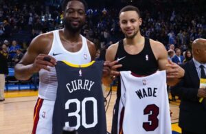 Dwyane Wade and Stephen Curry