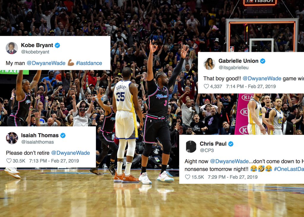 NBA Twitter Dwyane Wade's Game-Winner