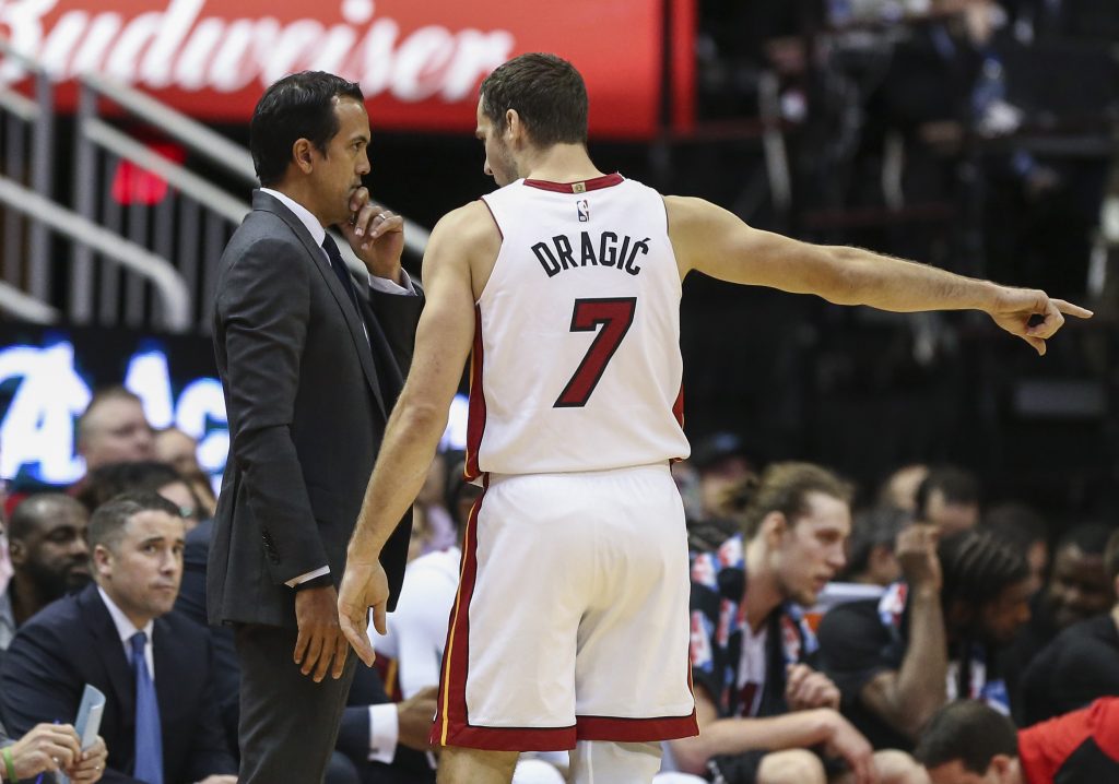 Erik Spoelstra Miami Heat Goran Dragic