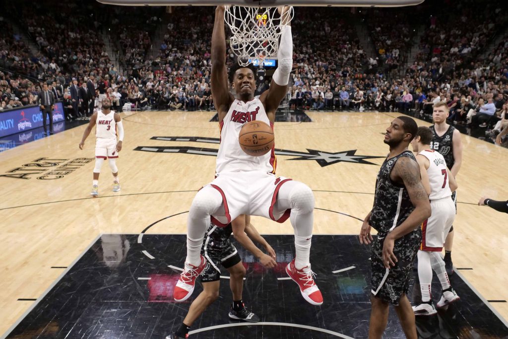 Hassan Whiteside and Lamarcus Aldridge