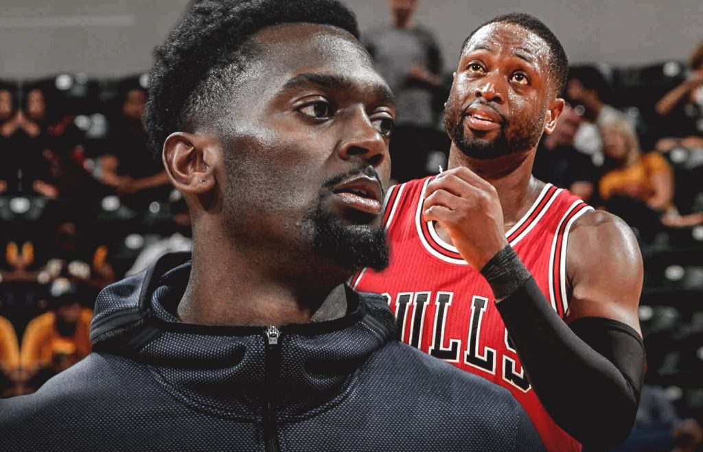 Bobby Portis and Dwyane Wade