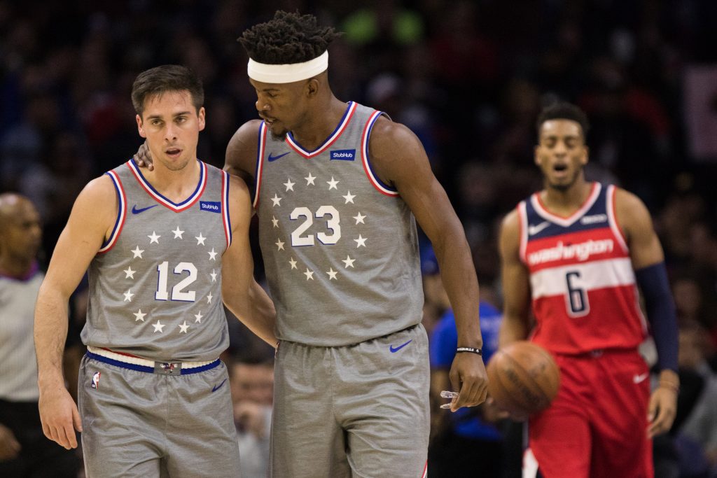 T.J. McConnell and Jimmy Butler