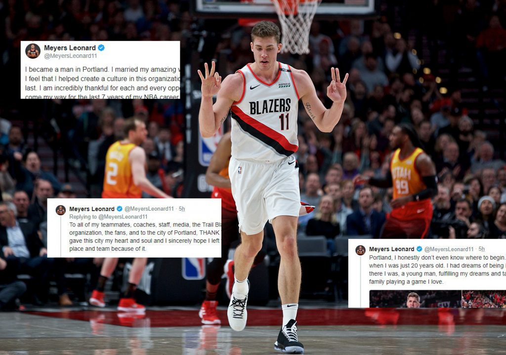 Here's the Message Meyers Leonard Is Planning to Wear on His Miami