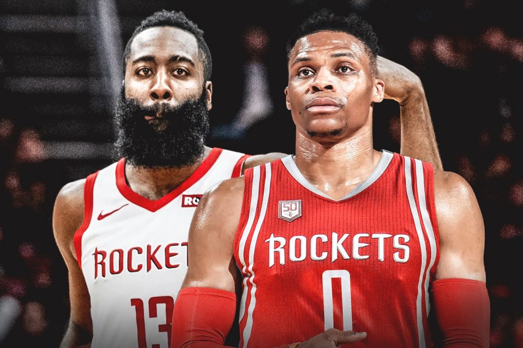 James Harden and Russell Westbrook Houston Rockets