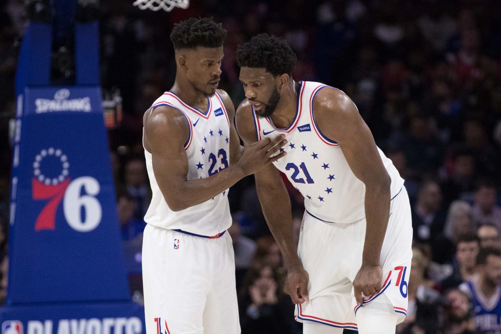 Jimmy Butler and Joel Embiid