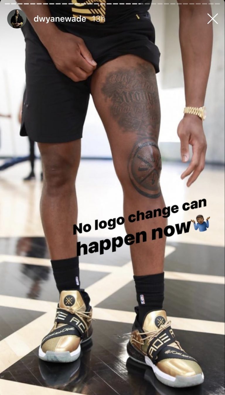 Dwyane Wade Shows Off Newest Tattoo on His Left Knee - Heat Nation