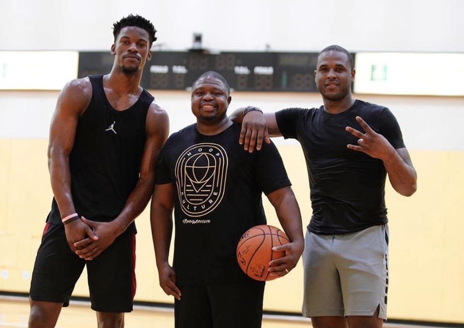 Jimmy Butler, Stanley Remy and Dion Waiters