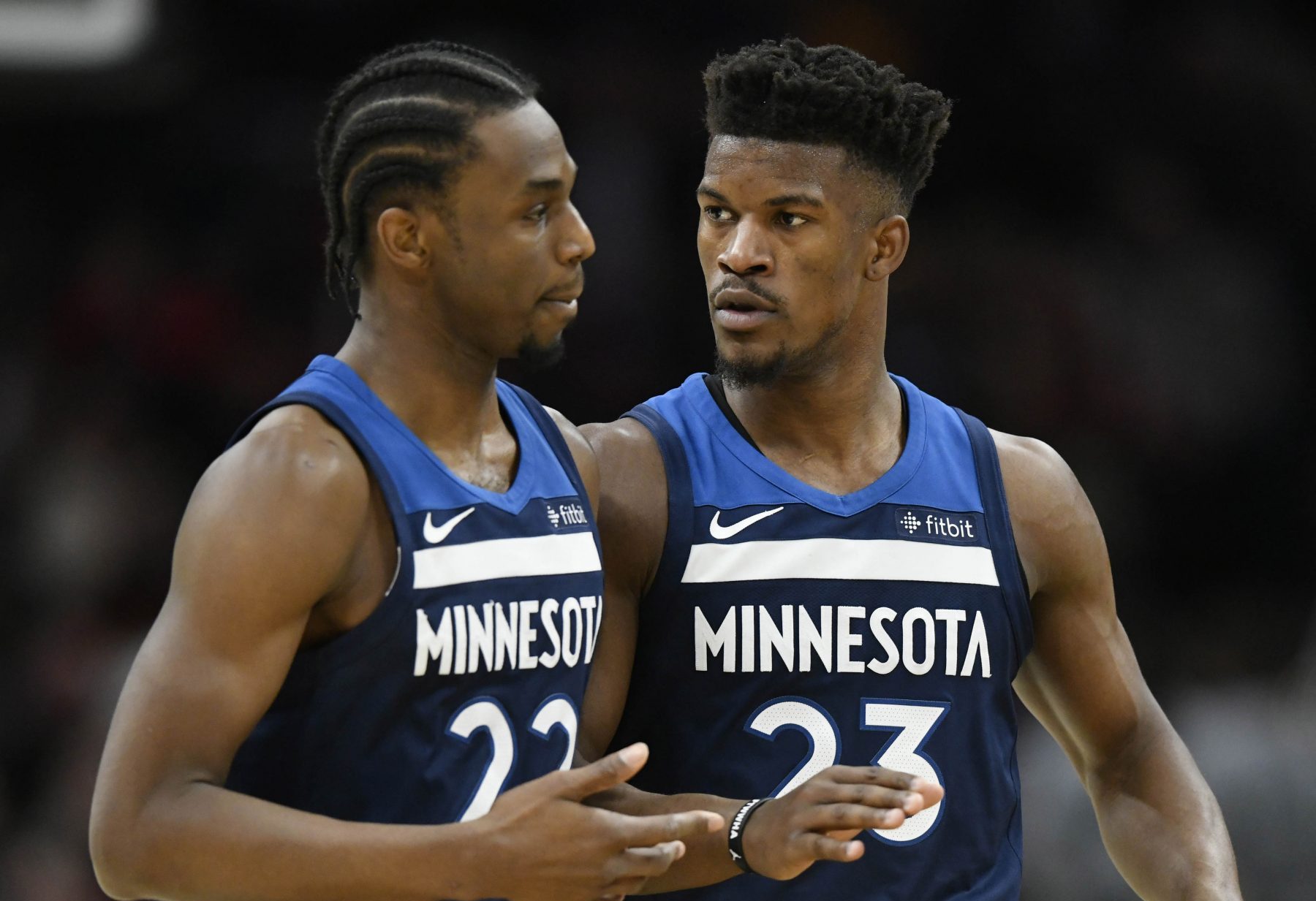Andrew Wiggins and Jimmy Butler