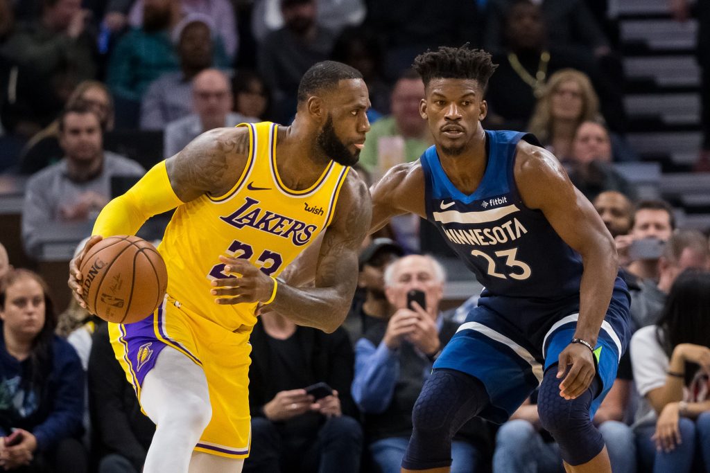 LeBron James and Jimmy Butler