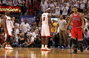 Derrick Rose Miami Heat LeBron James