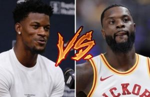 Jimmy Butler and Lance Stephenson